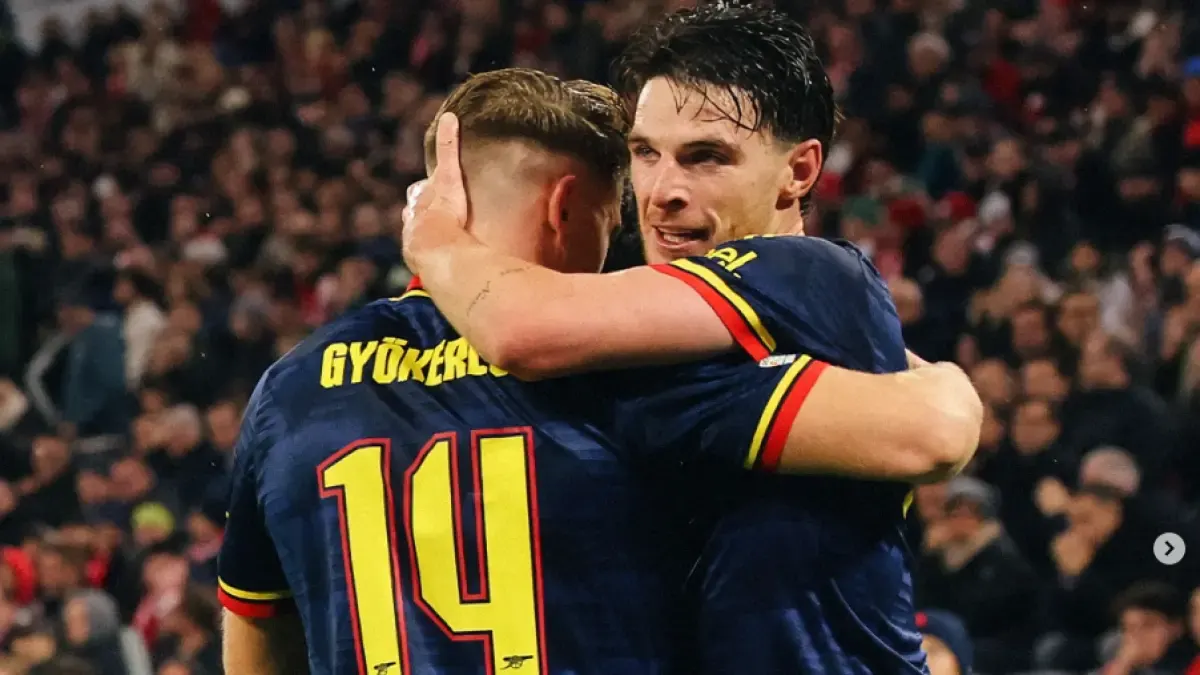 Declan Rice menjadi tumpuan Arsenal di lini tengah saat menjamu Everton di Emirates Stadium dalam lanjutan Liga Inggris.