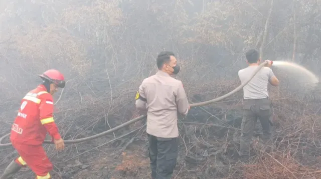 Penanganan Karhutla Jadi Perhatian, Polda Kalbar Padamkan 43,3 Hektare Lahan