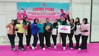 Bhayangkari Polres Kubu Raya Juara Padel HKG ke-74, Taklukkan Propam Polda Kalbar 6-1